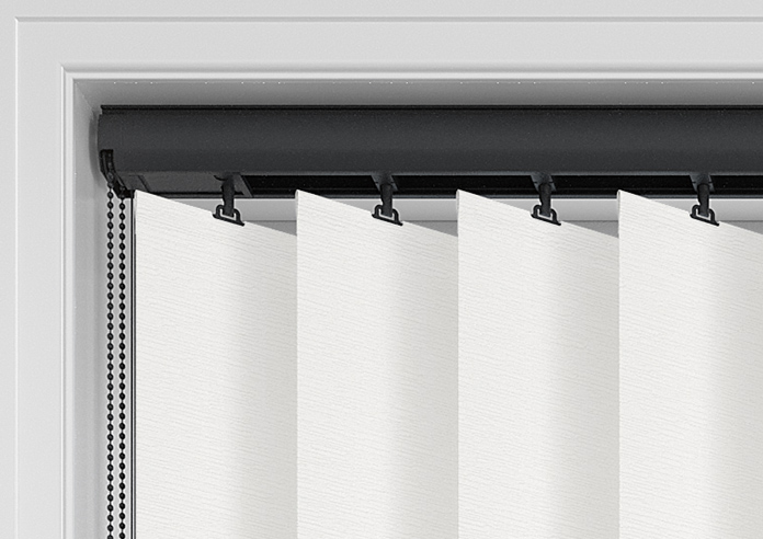 Toulouse (Blackout), Textured Grey - Vertical Blind - Image 14